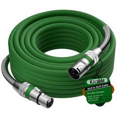 XLR to XLR Cable 40 Feet Premium XLR Microphone Cable Heavy Duty 22AWG OFC XL…