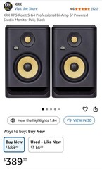 KRK Rokit 5 G4 5 inch Studio Monitor – Pair