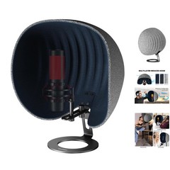 Professional Recording Studio Microphone Shield – Lightweight & Portable Design