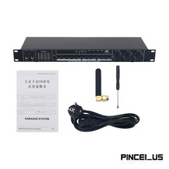 Black FX8 Preamplifier Audio Transmission Karaoke Reverb Effect Controller