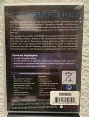 STEINBERG KEY USB Dongle License Control Device, CD-ROM, PC & Mac, Sealed Pkg