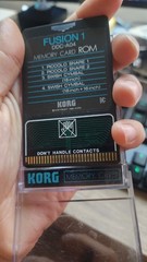 MEMORY CARD ROM DDC-A04 FUSION 1 for KORG