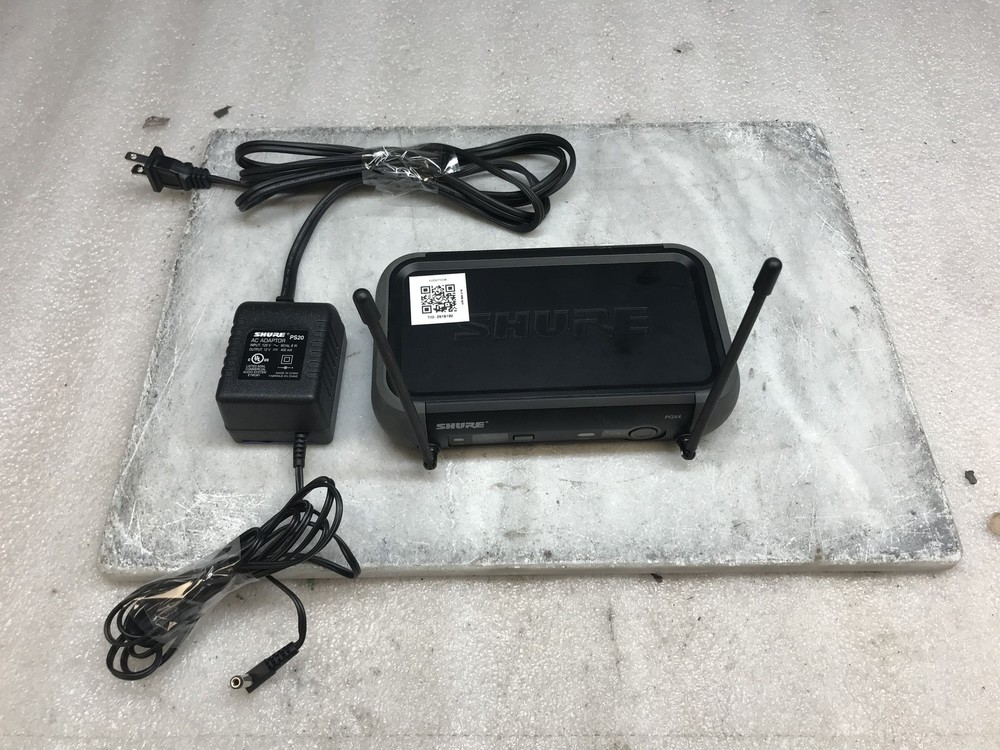 Shure PGX4 Wireless Microphone Receiver W/ Power Supply H6 524-542 MHz