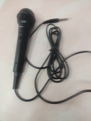 ION Wired Dynamic Microphone w/ 1/4″ Plug – Tested Working – Black Stage Mic 10′
