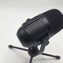 Unbranded Desktop USB Microphone Black Tripod Stand Retro Gaming Podcast Mic