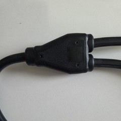 4ft Power Y Cable 12 AWG – 1 Edison Male to 2 Edison Female Connectors