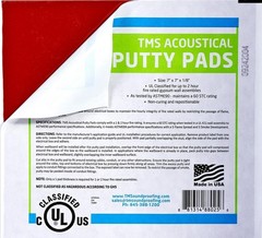 Sound and Fire Rated Acoustical Putty Pads – Box of 10