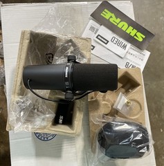Shure SM7B Cardioid | Dynamic Legendary Vocal Microphone, Black