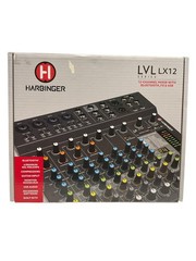 Harbinger LX12 12Channel Analog Mixer With Bluetooth, FX (deals Must Go)