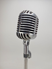 Vintage Shure 55C Dynamic Microphone Tested Not Working Parts HIZ 55 AS IS #2