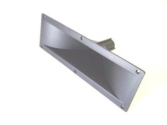 5″x15″ABS Plastic 1 3/8″Screw-On Horn Replacement For Assorted Speaker Cabinet.