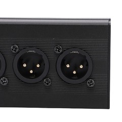 XLR 3 Pin Splitter Box With Robust Construction For PA System Easy To Use