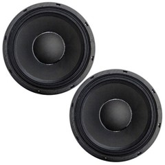 2 x HyperPower 10″ inch High Output 400-Watt RMS MidBass Speakers 10MD86, Pair
