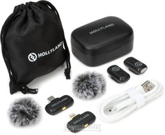 Hollyland LARK A1 Combo Digital Wireless Microphone System – Space Gray