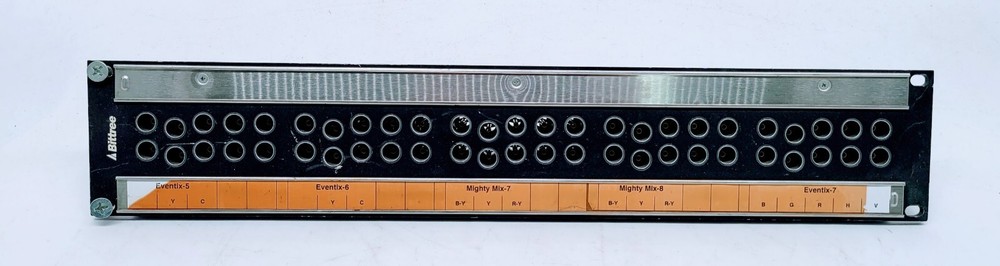 Bittree Audio Patchbay B52T 2×26 2RU with J214W Jacks Normalling Terminating