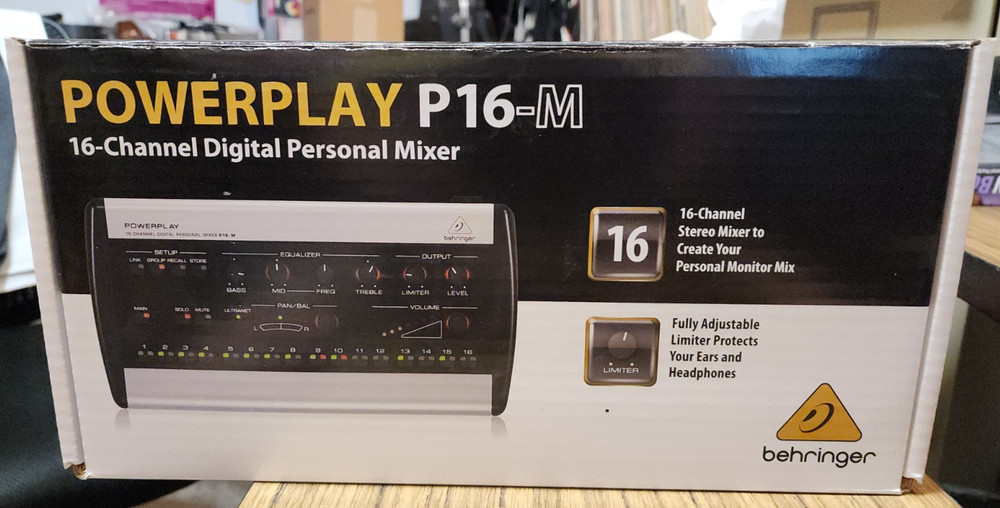 Behringer Powerplay P16-M 16-channel Digital Personal Mixer