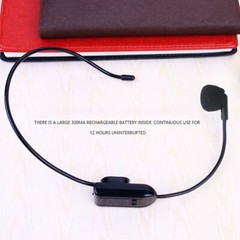 FM Wireless Microphone Headset Megaphone Radio Mic For Loudspeaker For Teaching