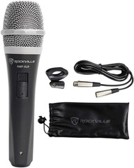 RMP-XLR Dynamic Super Cardioid Microphone, 10Ft XLR Cable, Rugged Plastic Body,