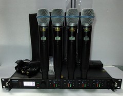 SHURE ULXD4Q-V50, 4 x ULXD2-V50 BETA87A & BETA87C Wireless Microphone & Receiver