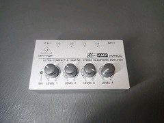 Behringer MicroAmp HA400 4-channel Stereo Headphone Amp No Power Supply