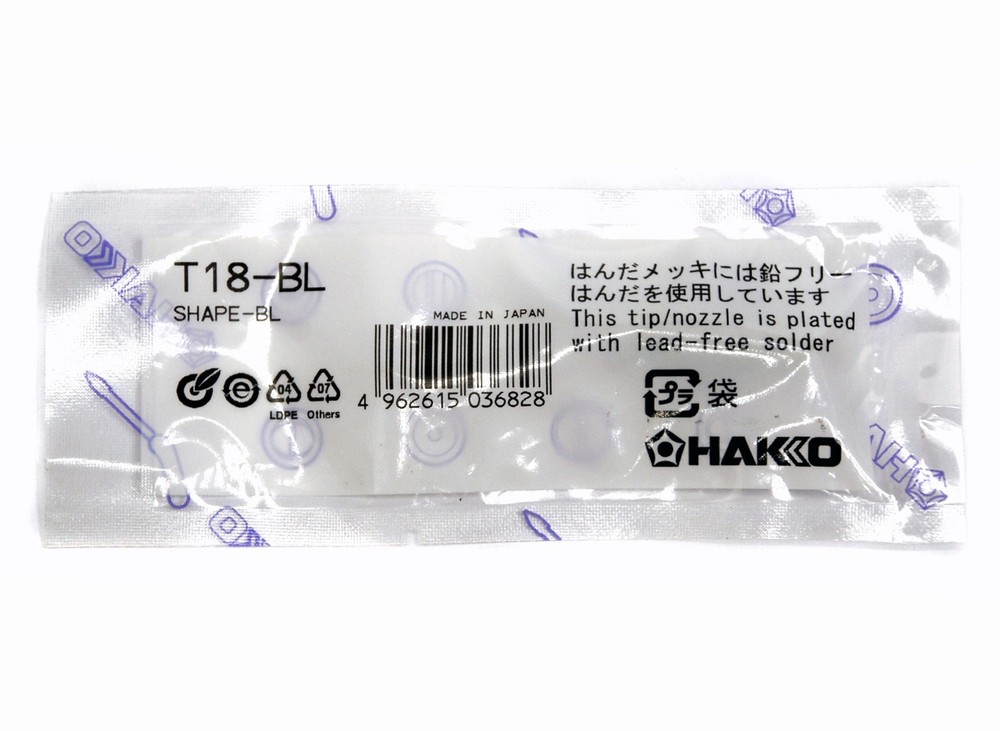 1pc T18-BL T18 Soldering Tip HAKKO FX-888 FX-888D FX-889 FR-701 FR-702 FX-600