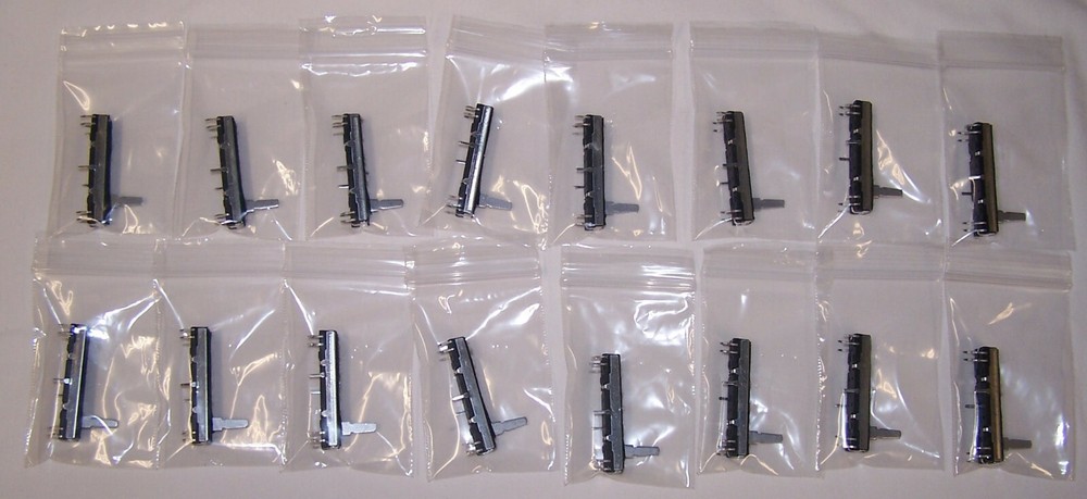 Roland Juno 106 Panel Board Slider Set (16 Slide Pots)
