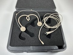 Peavey PVM-4N Headset Microphone with Case, 4.5′ cable Beige Color – Used