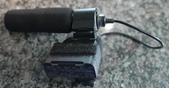 Sony XLR-A2M XLR Audio Adapter + Sony ECM-XM1 Shotgun Microphone