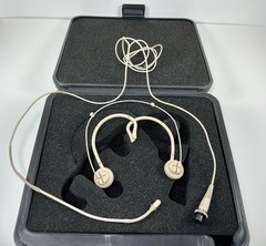 Peavey PVM-4N Headset Microphone with Case, 4.5′ cable Beige Color – Used