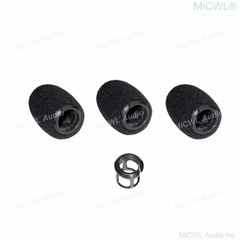 5Pcs/Lot Plastic Snap Foam Cover Windscreen Sponge For Shure Beta98H/C MX412 …