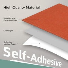 Acoustic Wall Panels Thickened Sound Proof Panel | Peel 2 Pack Honey Orange