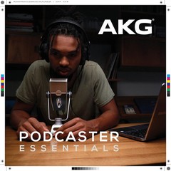 AKG Podcaster Essentials With Lyra USB Microphone and K371 Headphones LN