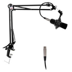 Pyle PMKSH01 Studio Suspension Boom Scissor Arm Table Clamp Mount Mic Holder wit