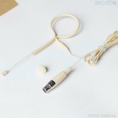 MiCWL Headset Microphone for Shure ULX SLX PGX QLX Wireless Beige Black optional