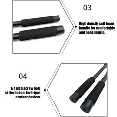 Mic Boom Arm Portable Soft Foam Handle Easy Operation Aluminium Alloy High