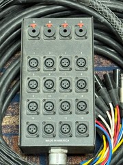 RAPCO 16×4 100′ Microphone Snake XLR with TRS Returns USED in Good Condition