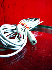 Vintage 1980’s Japanese microphone cable male 1/4 inch to female 1/4 # 15