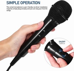 Professional Quality Karaoke Microphone – Lightweight, Durable, and Easy to Use