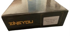 ZINGYOU BM-800 Microphone Bundle (Black And Gold) W XLR M TO F CABLE