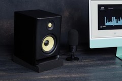 Sound Addicted – Studio Monitor Isolation Pads for 5 5“ Speakers, Black