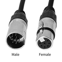 iDhlps 7 Pin XLR Cable, Microphone Cable 7 Pin XLR Male to Female Connector f…