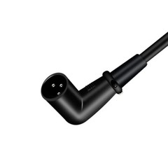 XLR Cable XLR Microphone Cable 3 Pins Right Angle Male to Female Balanced Cord