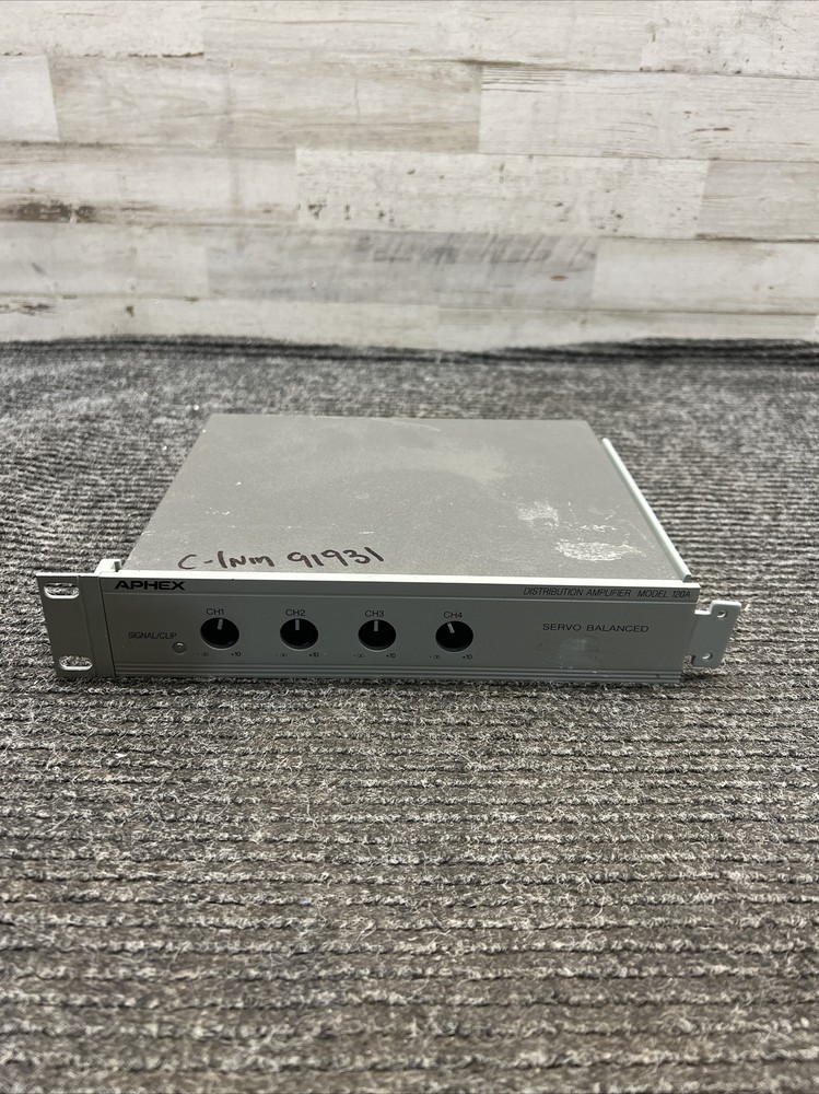 For Parts Aphex Model 124A 10/4 Audio Dual Interface Amplifier