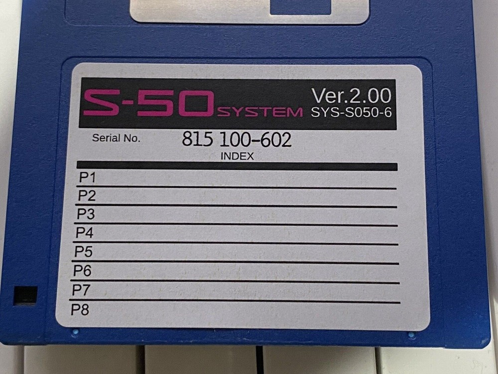 ROLAND S-50 Operating System Boot Disk v2 – OS 2.0 Roland S50
