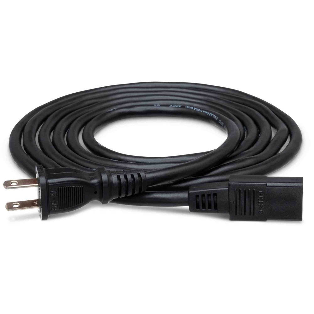 Hosa Power Cord – IEC C9 To Nema 5-15P – 8 ft