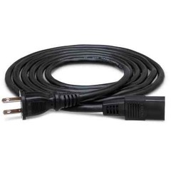 Hosa Power Cord – IEC C9 To Nema 5-15P – 8 ft