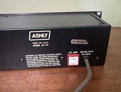 Ashly SC-77, Blue Version Stereo 3 Way Electronic Crossover, Vintage Rack-READ