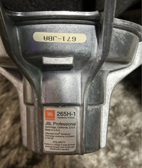 JBL 265H-1 15″ Woofer for MRX515, MRX525 #363837-003X (8 ohms)
