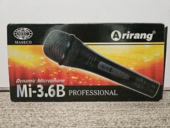 Maseco Arirang Dynamic Microphone Mi-3.6B Professional Microphone Brand New