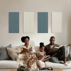4PCS Acoustic Panels, 24″x12″ Fabric Acoustic Panels for Walls, Self-Adhesive…